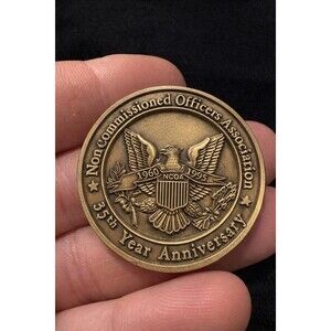 NCOA 35th Anniversary Military Challenge Coin | Non-Commissioned Officers